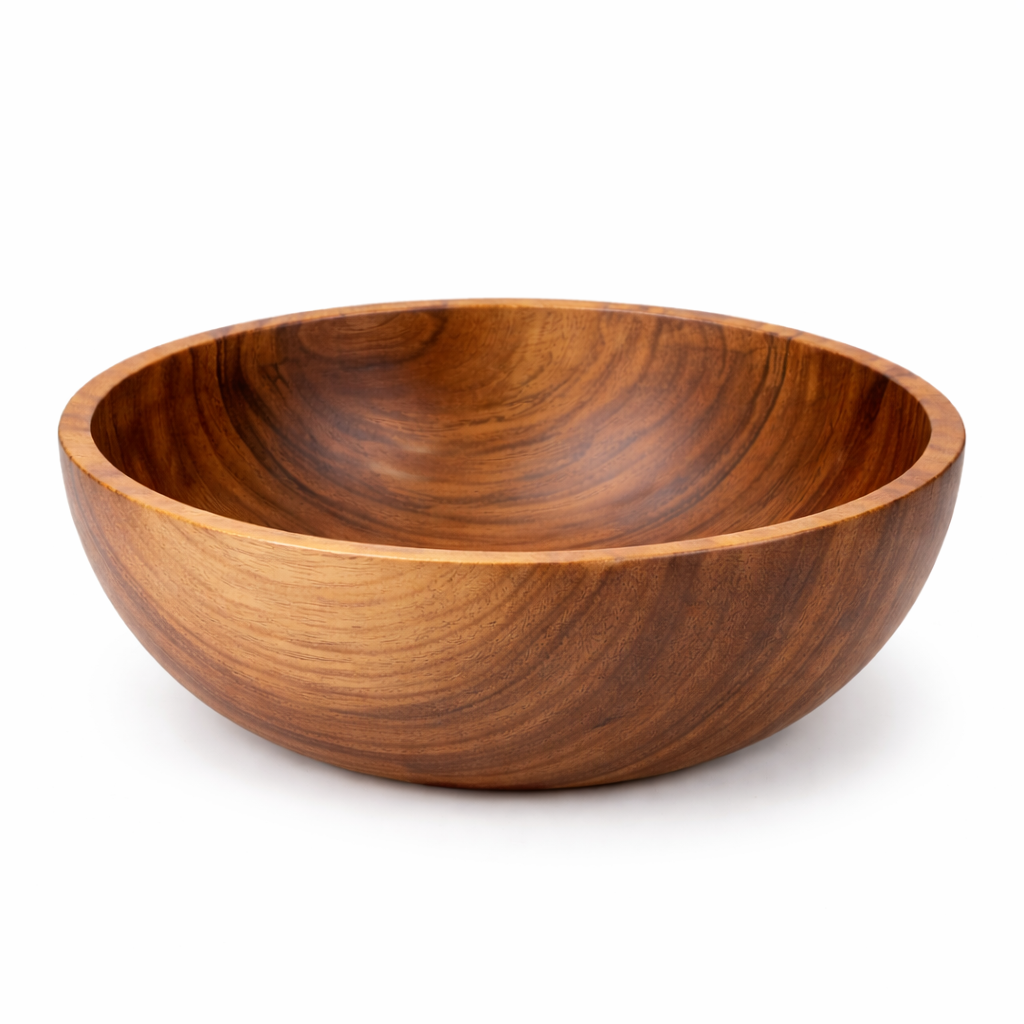 25 cm Natural Wooden Bowl