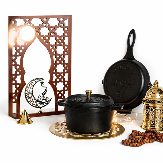 Classic Set : 25 Cm Dutch Oven + 25 Cm Cast Iron Skillet