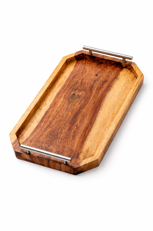 Natural Wooden Tray 40 Cm